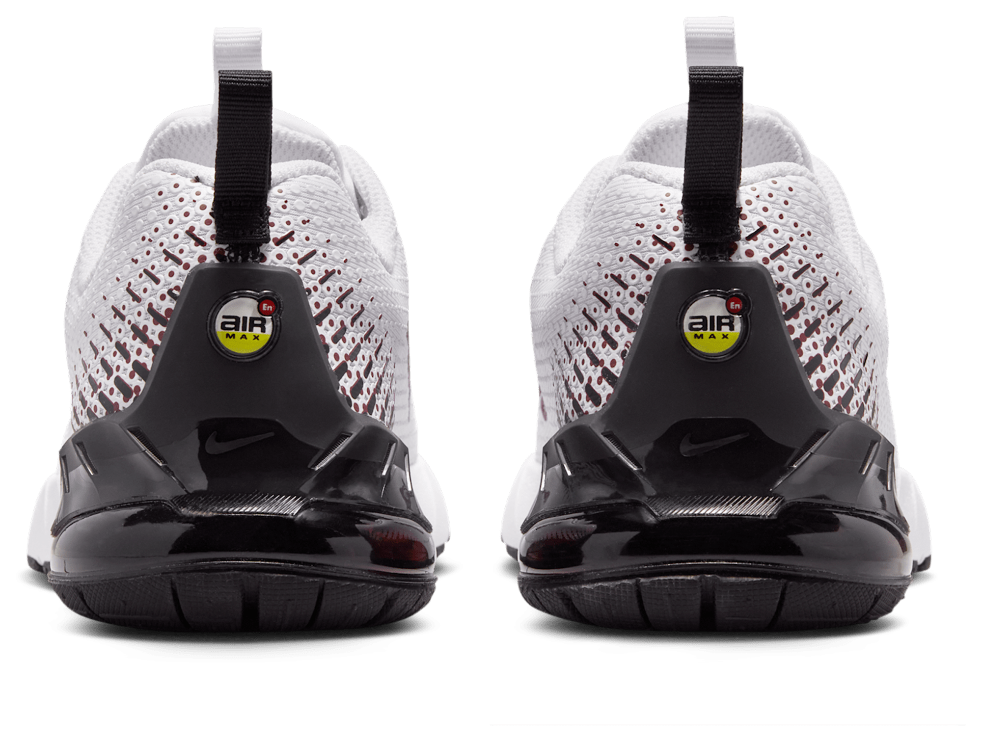 Nike Air Max Phoenix 童款 - Black/White/Team Red - Image 3