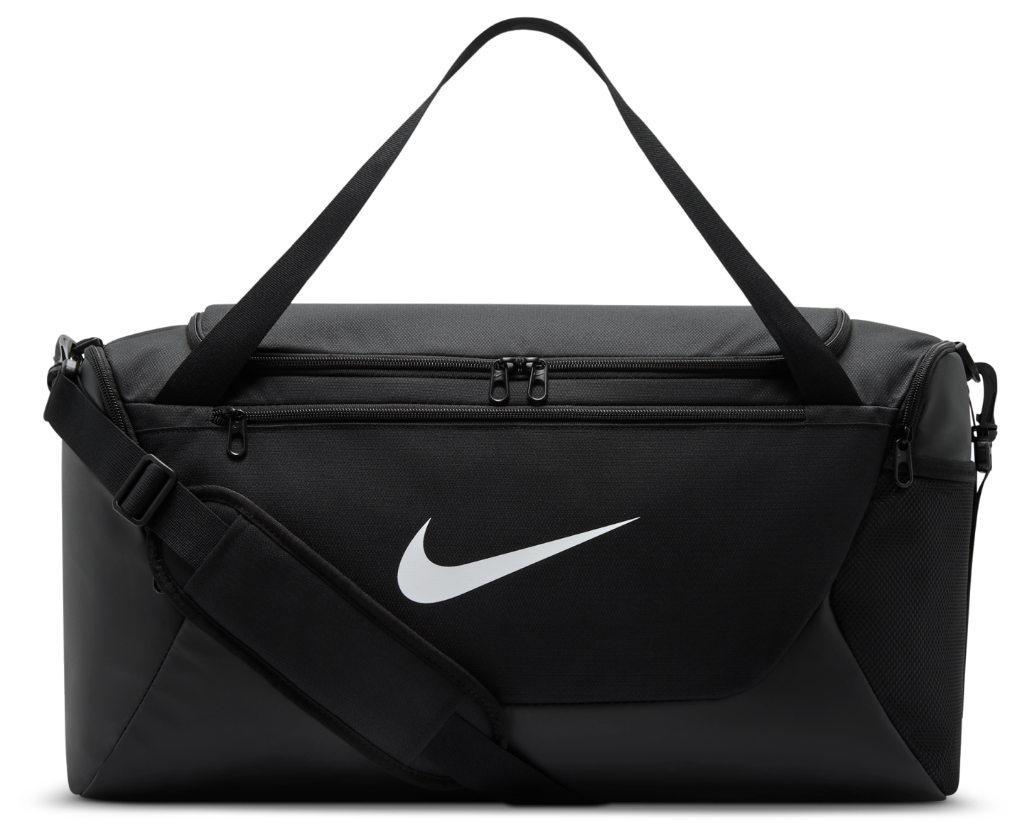 Nike Brasilia Small Duffel - Black/Black/White - Image 1