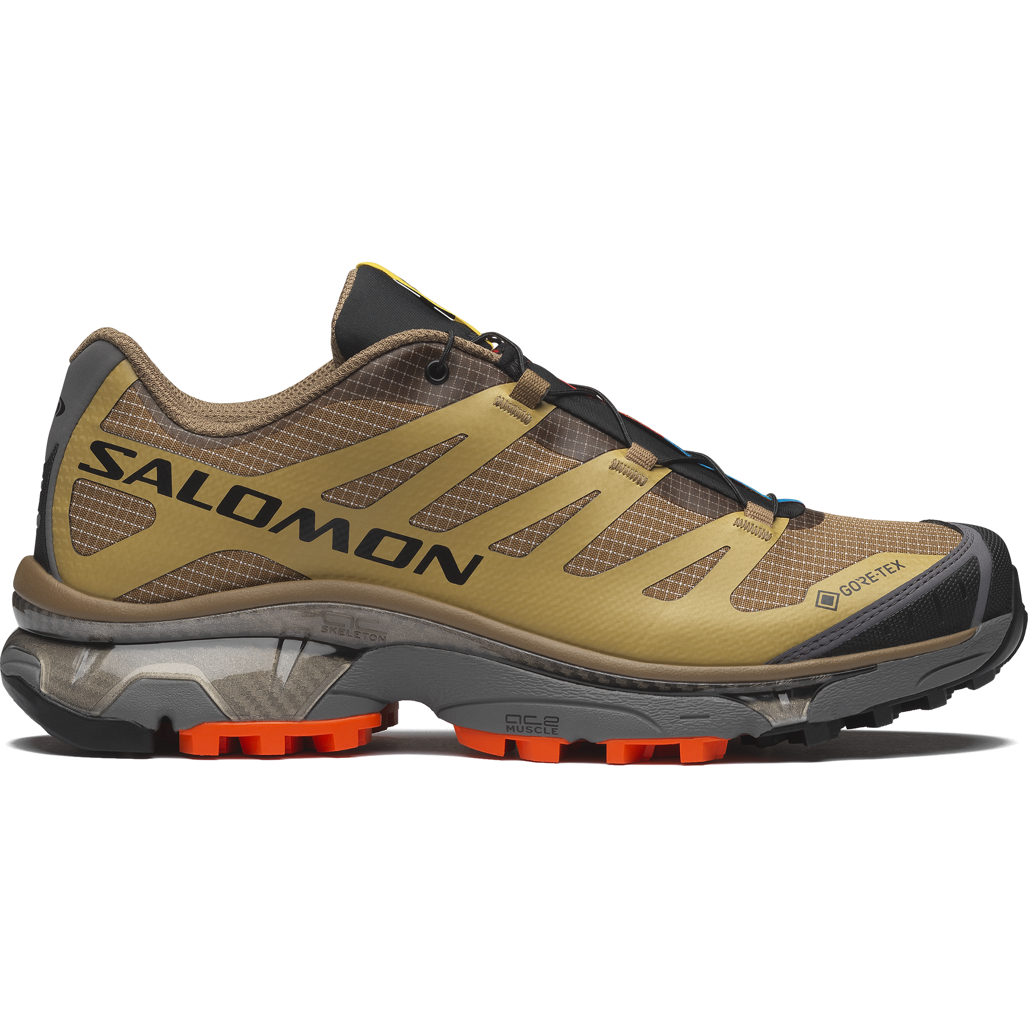 Salomon XT-4 OG GORE TEX - Coyote Brown / Willow / Dragon Fire - View 1