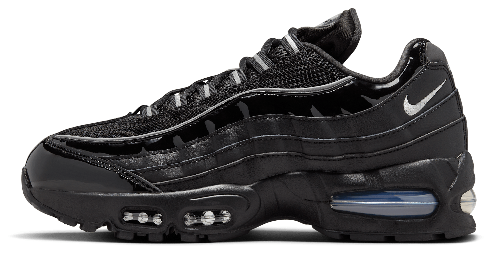 Nike Air Max 95 Big Bubble - Black/Mtlc Silver/Reflect Silver - Image 2