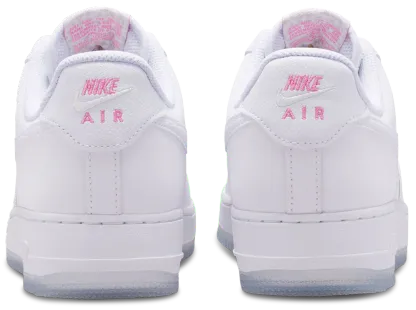 Nike Air Force 1 '07 FL1 - White/White/Lotus Pink - Image 3