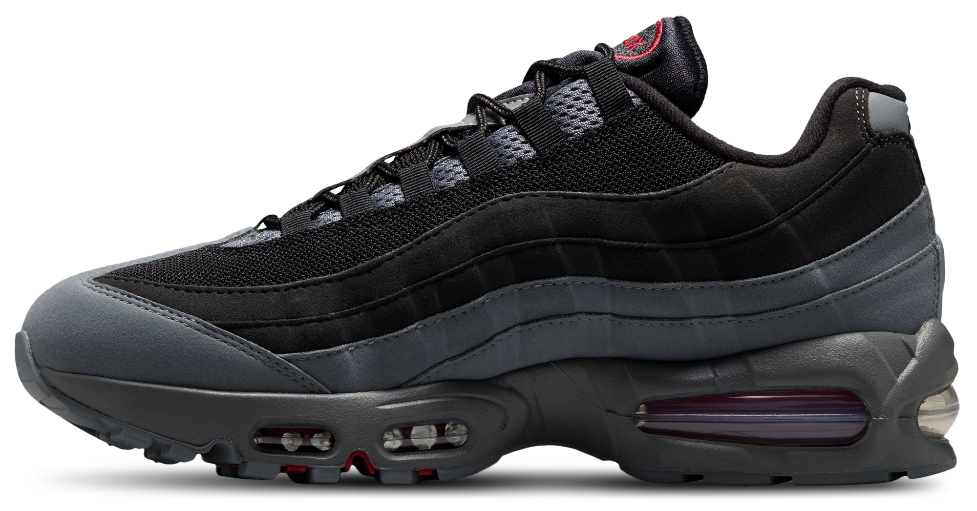 Nike Air Max 95 Big Bubble - Tough Red/Smoke Grey/Black - Image 2