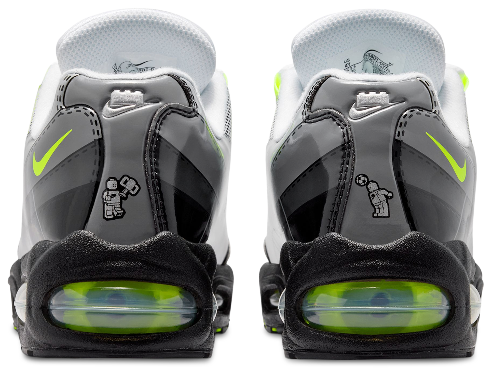 Nike Air Max 95 童款 - Black/Silver/Grey - Image 3