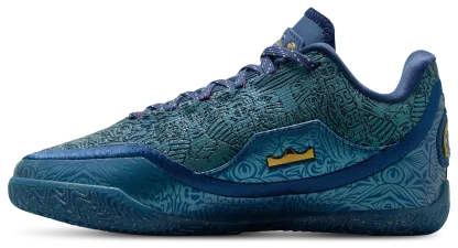 Nike LeBron XXIII 童款 - Midnight Navy/Metallic Gold/University Red - Image 2