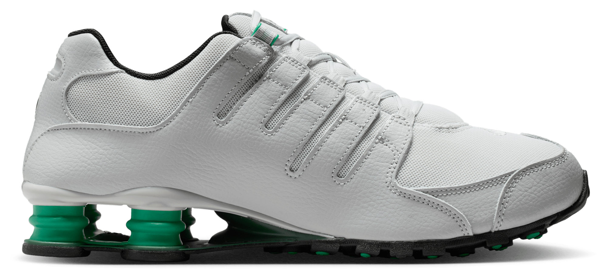 Nike Shox NZ - Grey Fog/Black/Stadium Green - Image 1