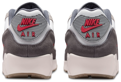 Nike Air Max 90 Premium - College Grey/Summit White/Particle Grey - Image 3