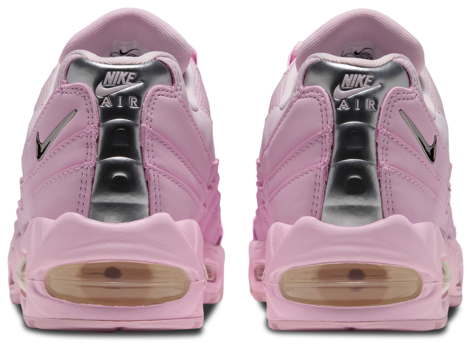 Nike Air Max 95 Chrome - Pink Foam/Metallic Silver - Image 3