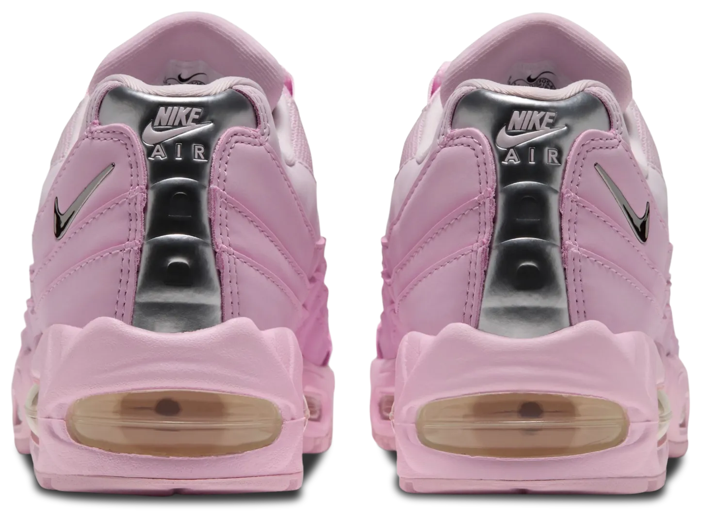 Nike Air Max 95 Chrome - Pink Foam/Metallic Silver - Image 3