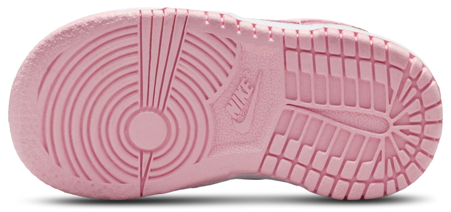 Nike Dunk Low 童款 - Soft Pink/White - Image 5