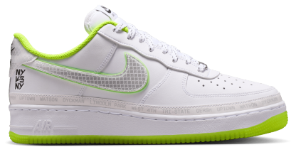 Nike Air Force 1 NYvNY - White/Black/Volt - Image 1