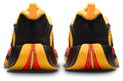 Nike Giannis Immortality 5 童款 - Laser Crimson/Metallic Silver/Laser Orange - Image 3