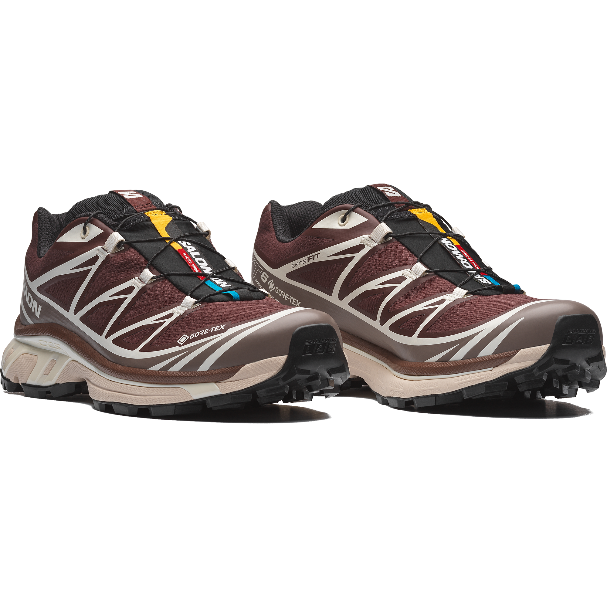 Salomon XT-6 GORE-TEX - Bitter Chocolate / Iron / Vanilla Ice - View 3