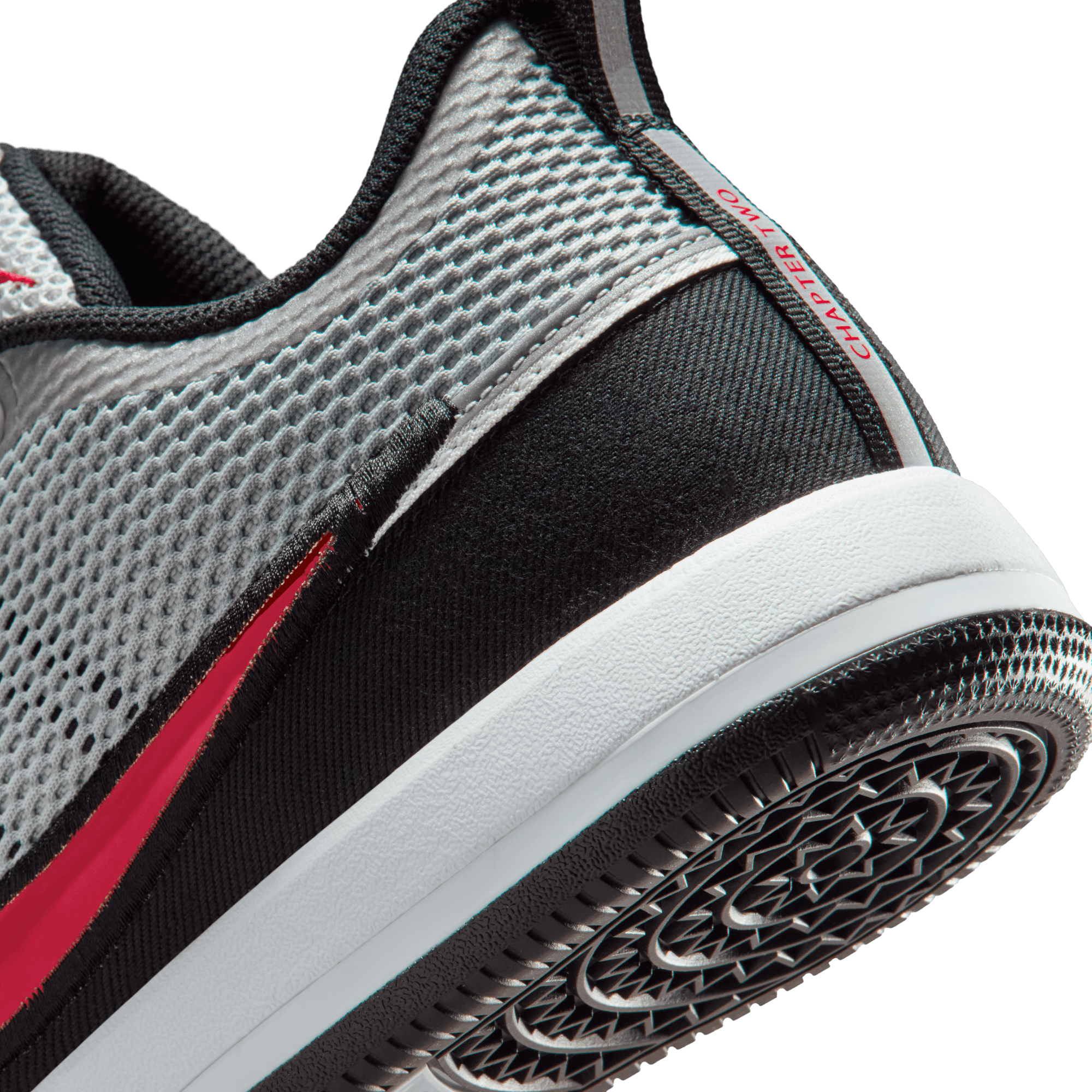 Nike Book 2 - Metallic Silver/Sport Red/Black - Image 8