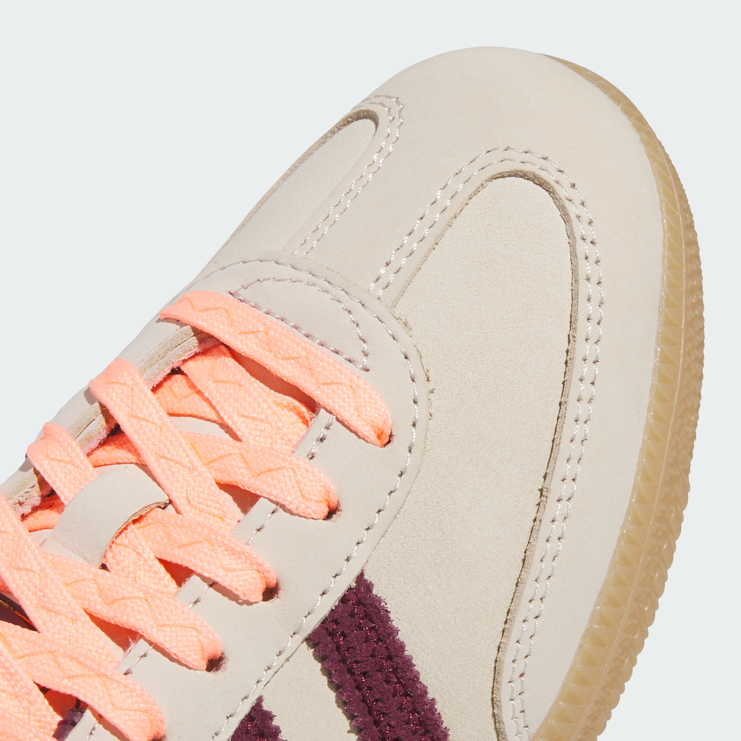 adidas SAMBA OG SHOES - Wonder White / Maroon / Frozen Turbo - View 9