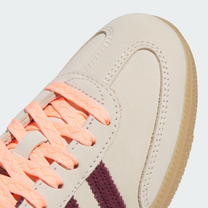 adidas SAMBA OG SHOES - Wonder White / Maroon / Frozen Turbo - View 9