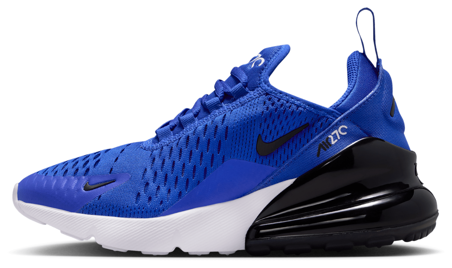 Nike Air Max 270 童款 - Racer Blue/Black/White - Image 2