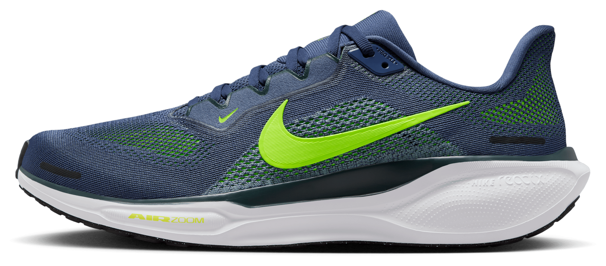 Nike Air Zoom Pegasus 41 - Seaweed/Volt/Sanded Purple - Image 2