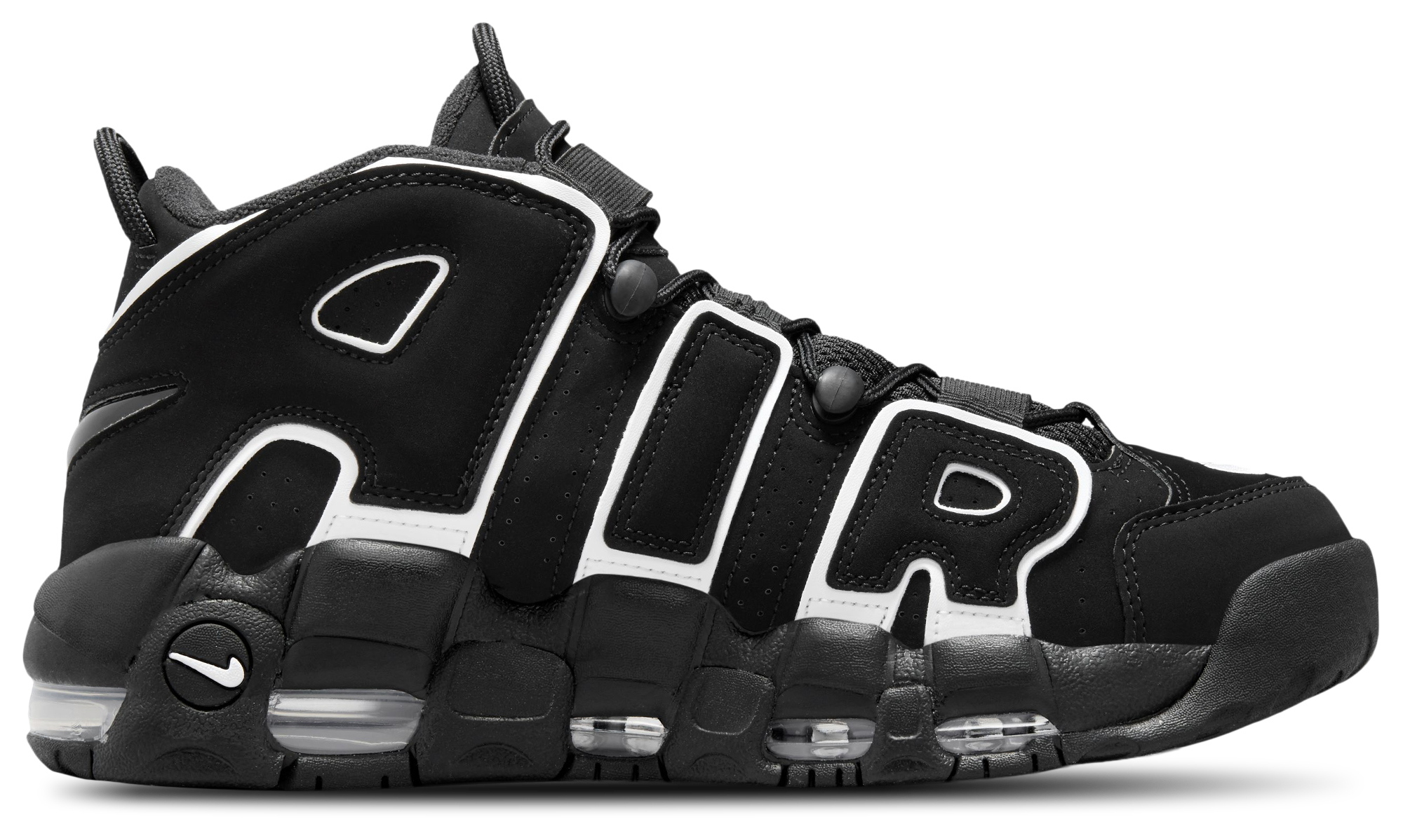 Nike Air More Uptempo '96 - Black/White - Image 1