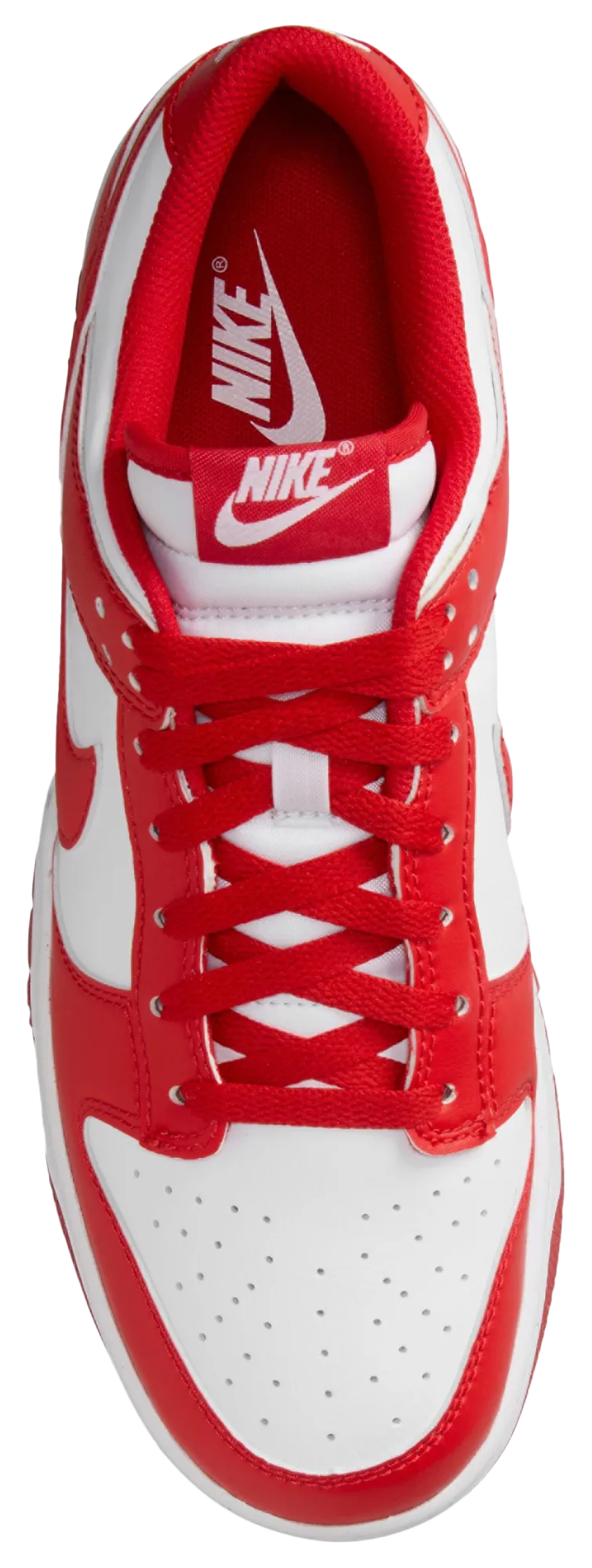 Nike Dunk Low Retro Bttys - White/University Red/White - Image 3