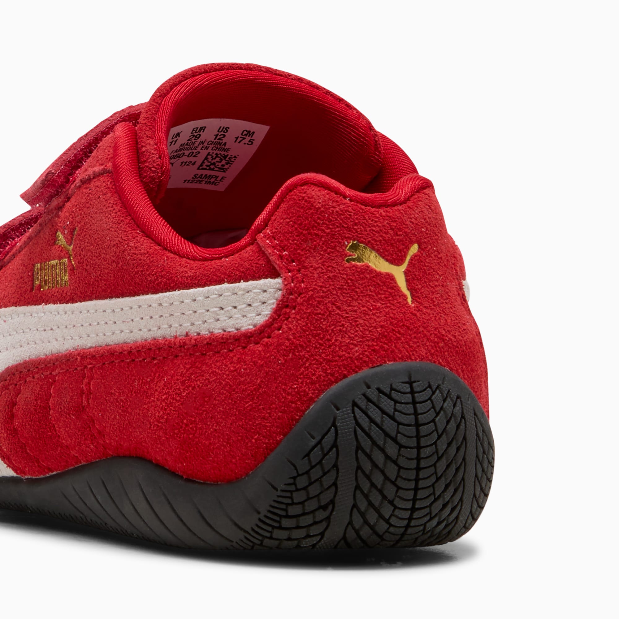 Speedcat OG Little Kids' Easy On Sneakers - For All Time Red-PUMA White - 3