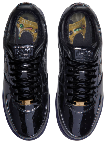 Nike Air Force 1 Low '07 - Black/Black/Gold - Image 4