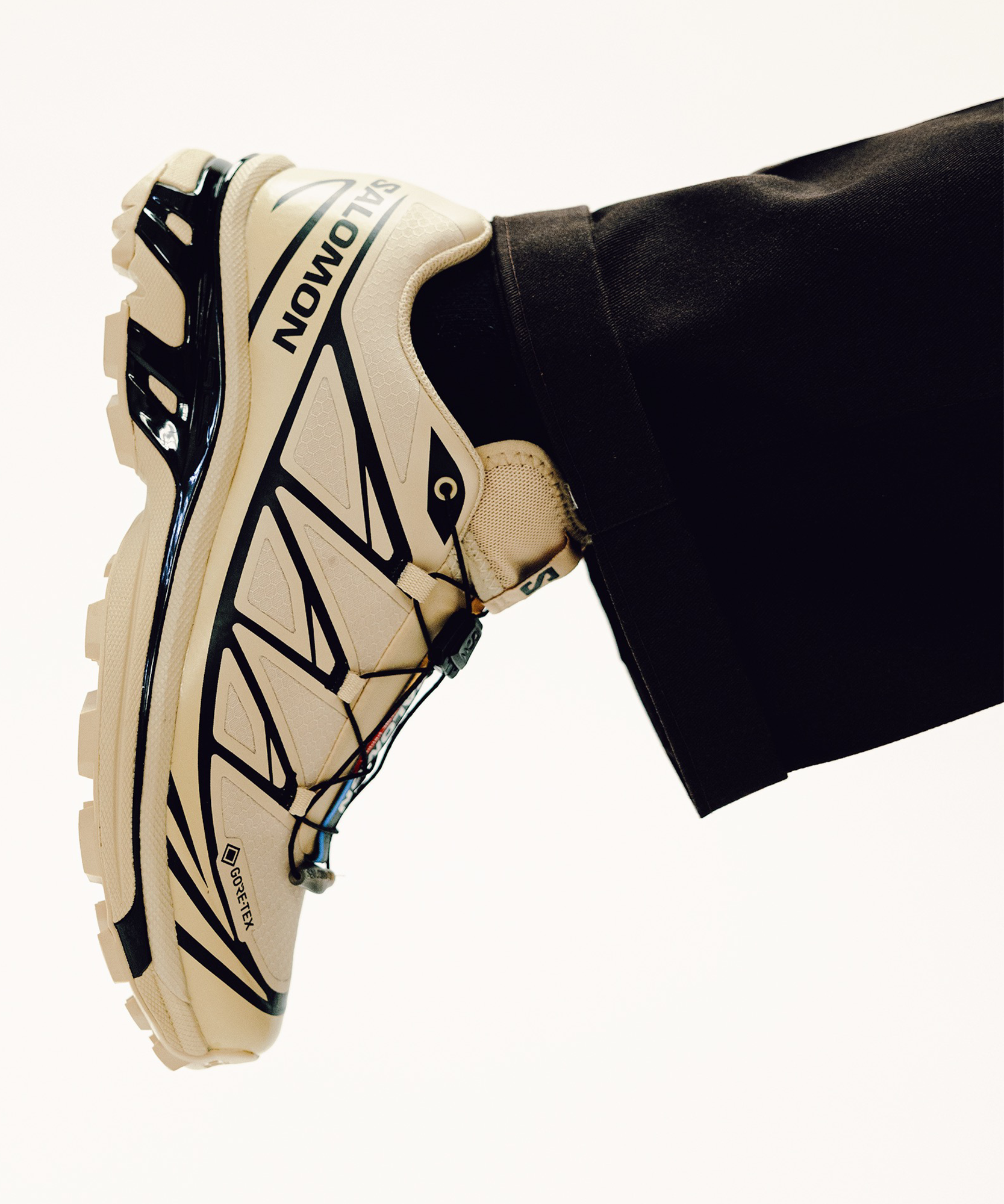 Salomon XT-6 GORE-TEX - Safari / Safari / Black - View 3
