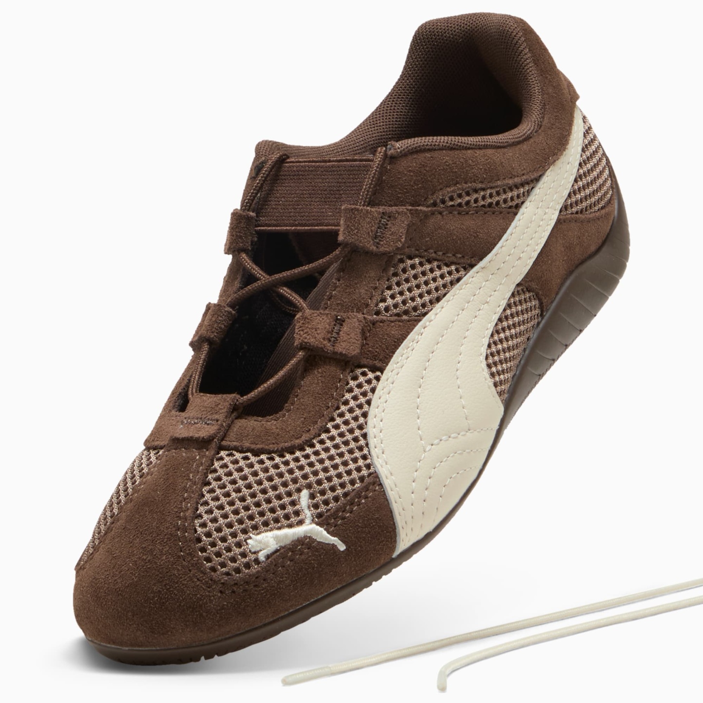 Speedcat Go Women's Sneakers - Chocolate-Alpine Snow - 8