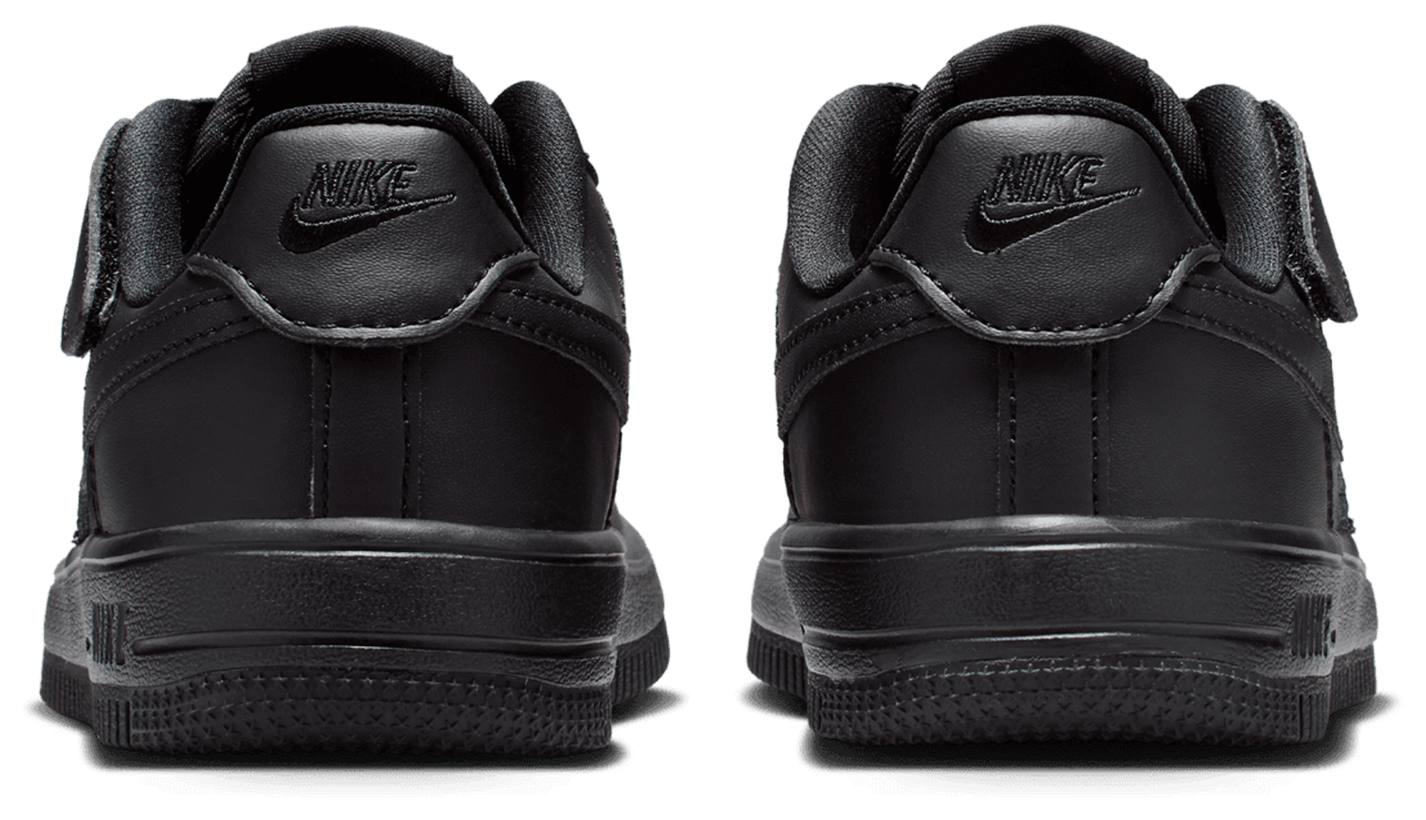 Nike Air Force 1 童款 - Black/Black - Image 3