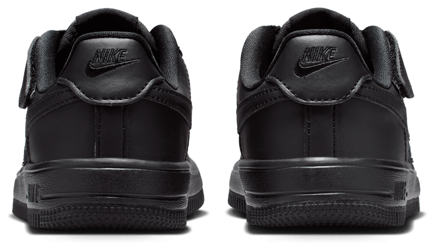 Nike Air Force 1 童款 - Black/Black - Image 3