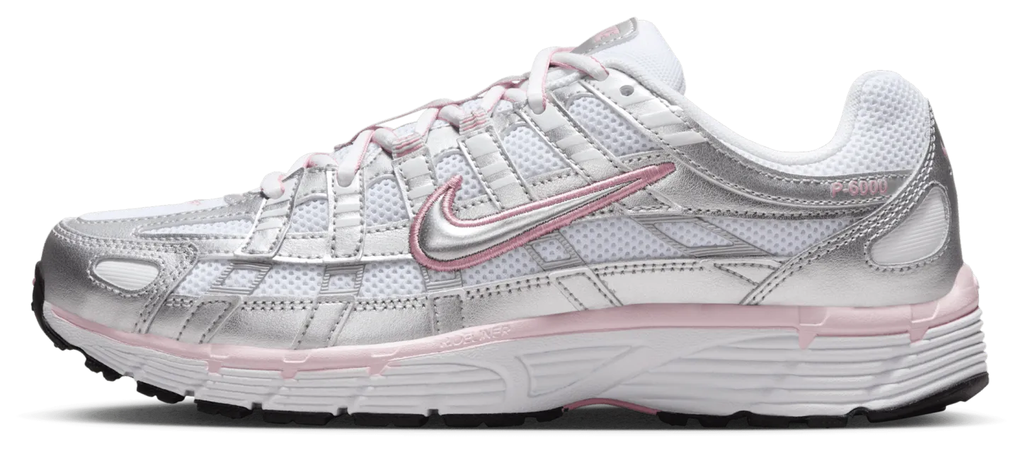 Nike P-6000 - White/Mtlc Silver/Elemental Pink - Image 2