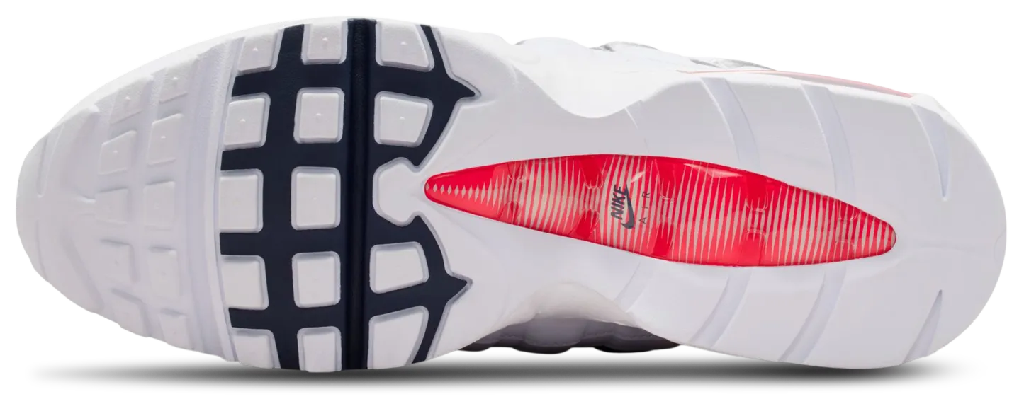 Nike Air Max 95 - Speed Red/White/Mtlc Silver - Image 5