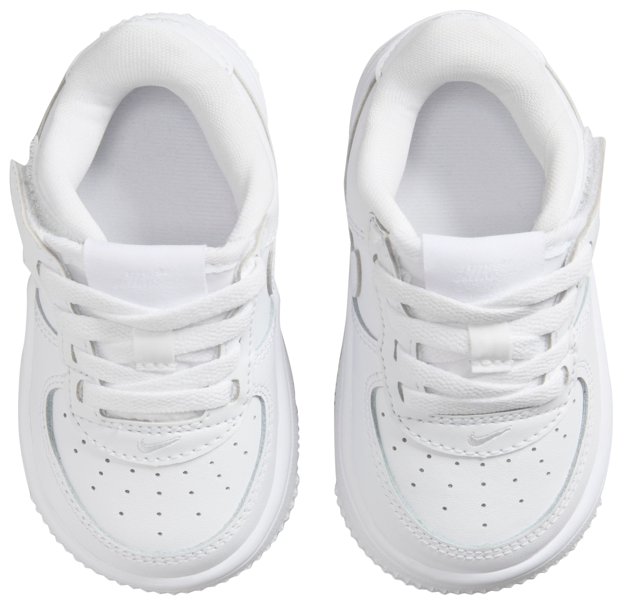 Nike Air Force 1 童款 - White/White - Image 4