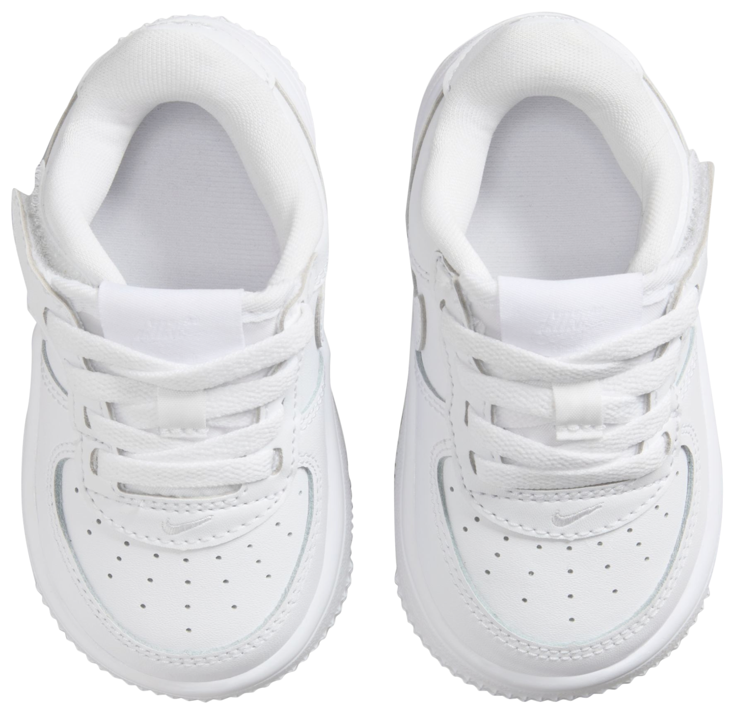 Nike Air Force 1 童款 - White/White - Image 4