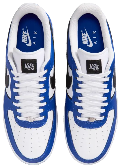 Nike Air Force 1 '07 LV8 - White/Black/Old Royal - Image 4