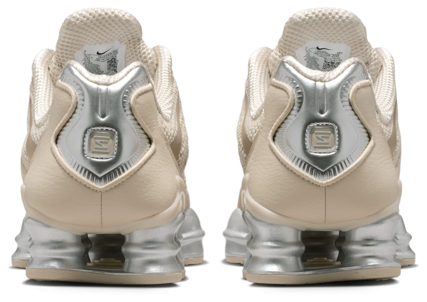Nike Shox TL - Cream Ii/Mtlc Silver/Black - Image 3