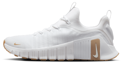 Nike Free Metcon 6 - White/Gum Lt Brown/Hemp - Image 2