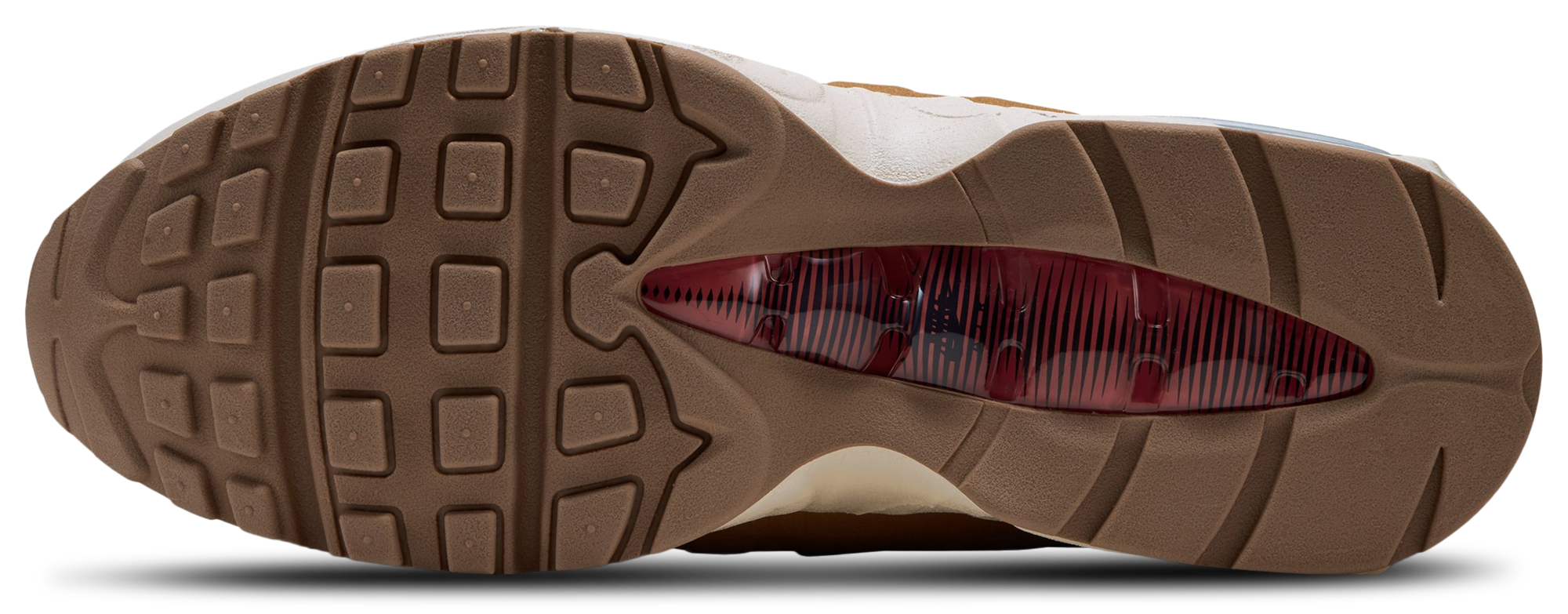 Nike Air Max 95 OG Big Bubble NA20 - Wheat/Red/Brown - Image 5