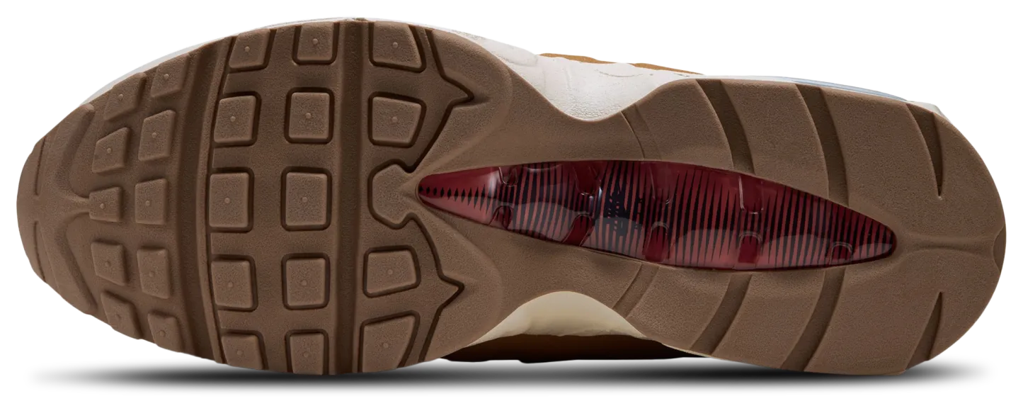 Nike Air Max 95 OG Big Bubble NA20 - Wheat/Red/Brown - Image 5
