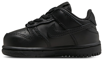 Nike Dunk Low 童款 - Black/Black - Image 2