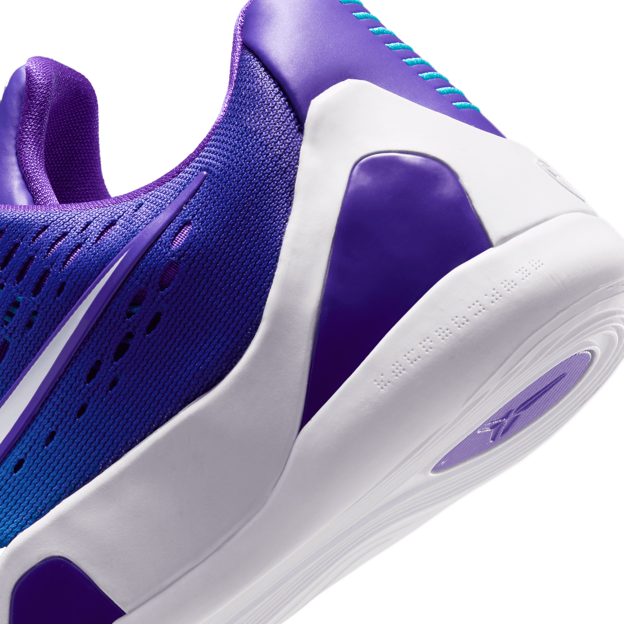 Nike Kobe IX Low EM 童款 - White/Blue Lagoon/Fierce Purple - Image 8