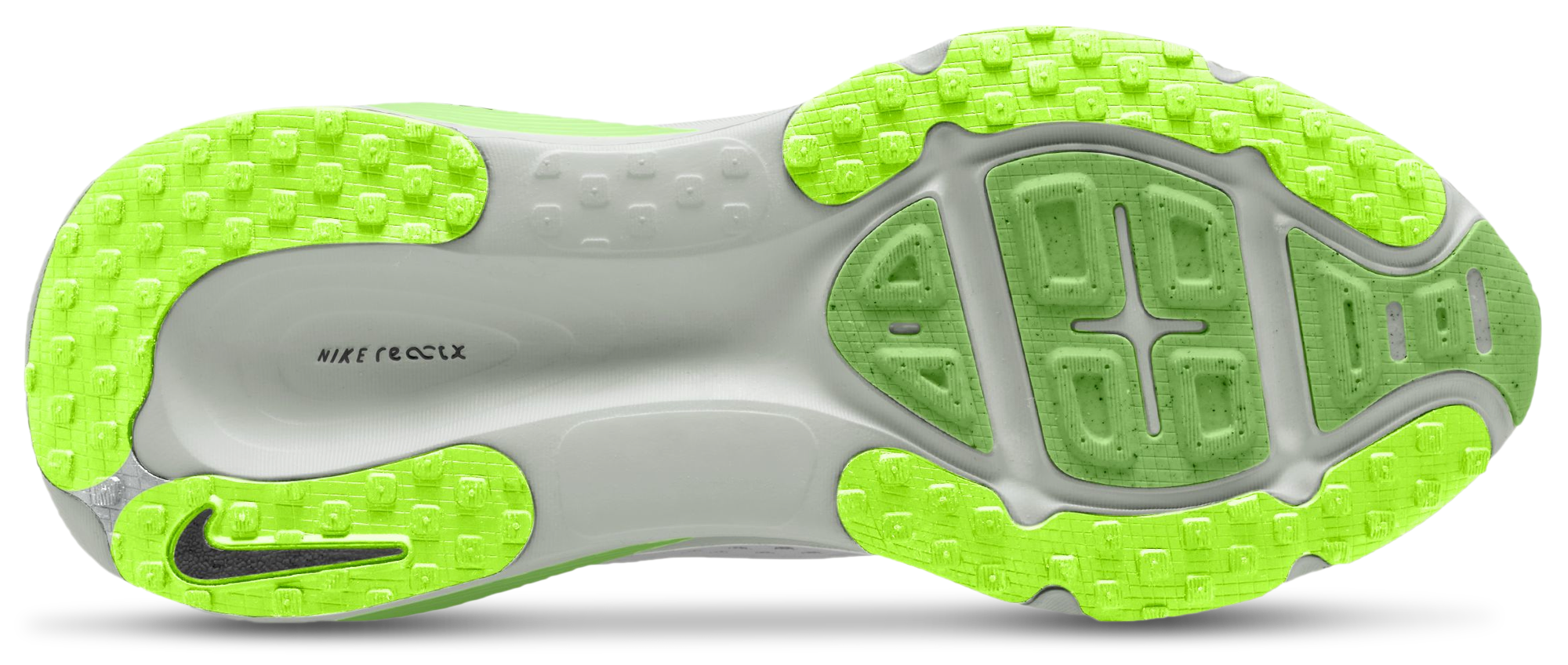 Nike Vomero 18 童款 - White/Volt/Black - Image 4