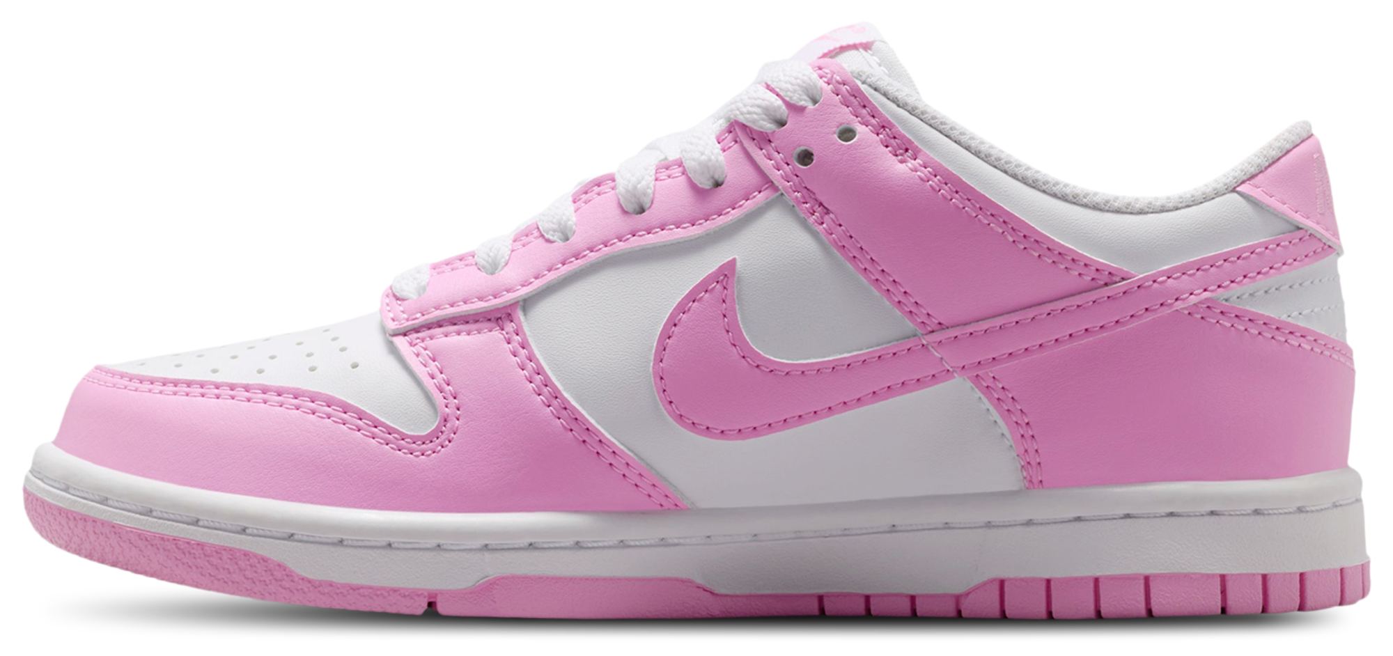 Nike Dunk Low N 童款 - Pink Rise/White - Image 2