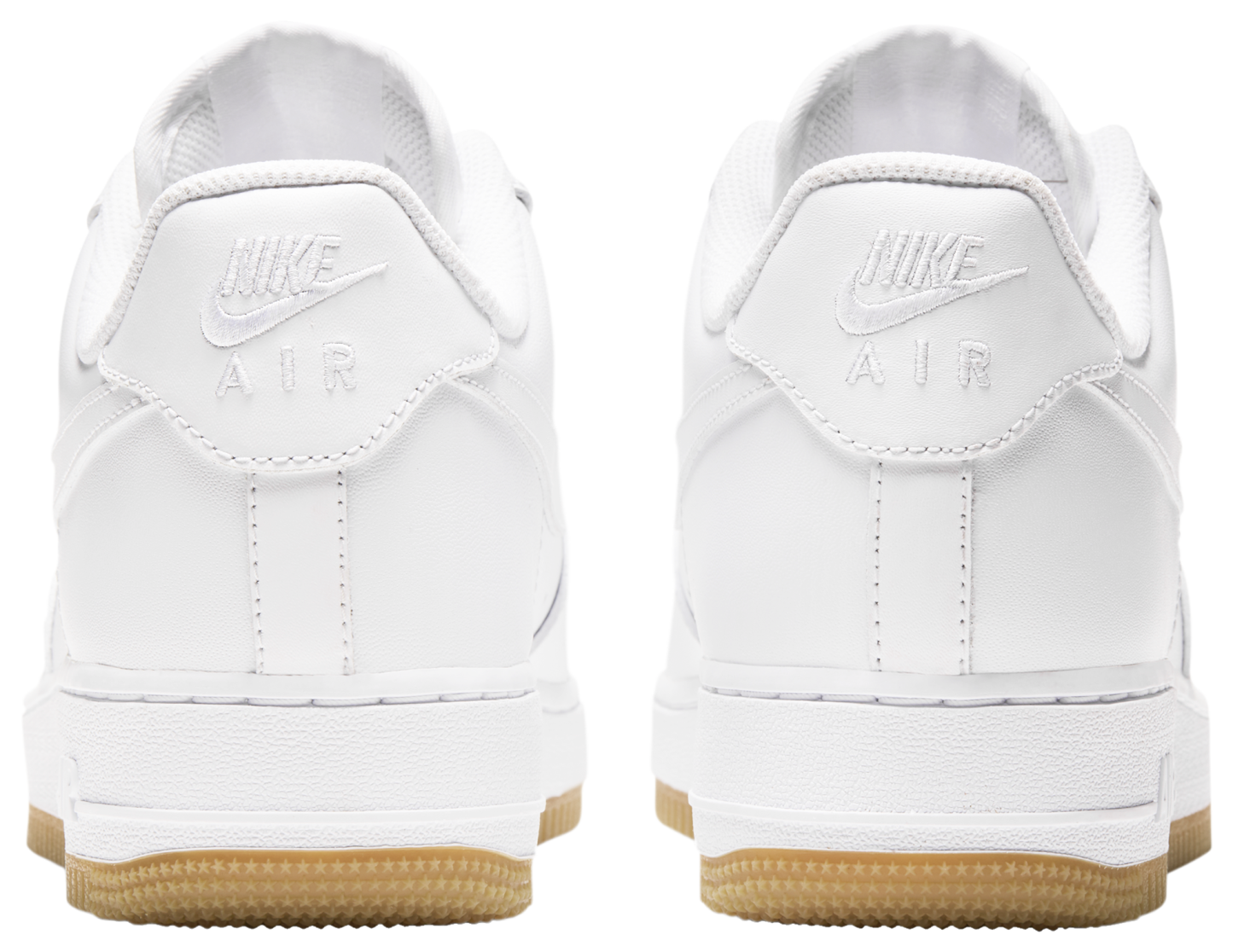 Nike Air Force 1 '07 - White/White/Brown - Image 4