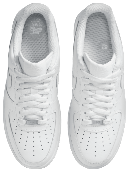 Nike Air Force 1 '07 LE Low - White/White - Image 4