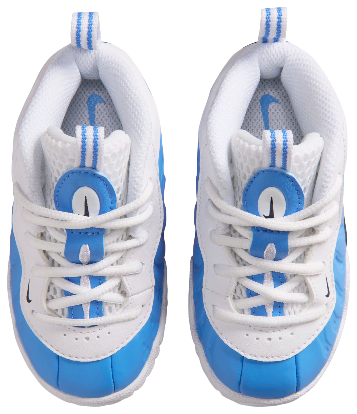 Nike Little Posite Pro 童款 - University Blue/White/Midnight Navy - Image 4