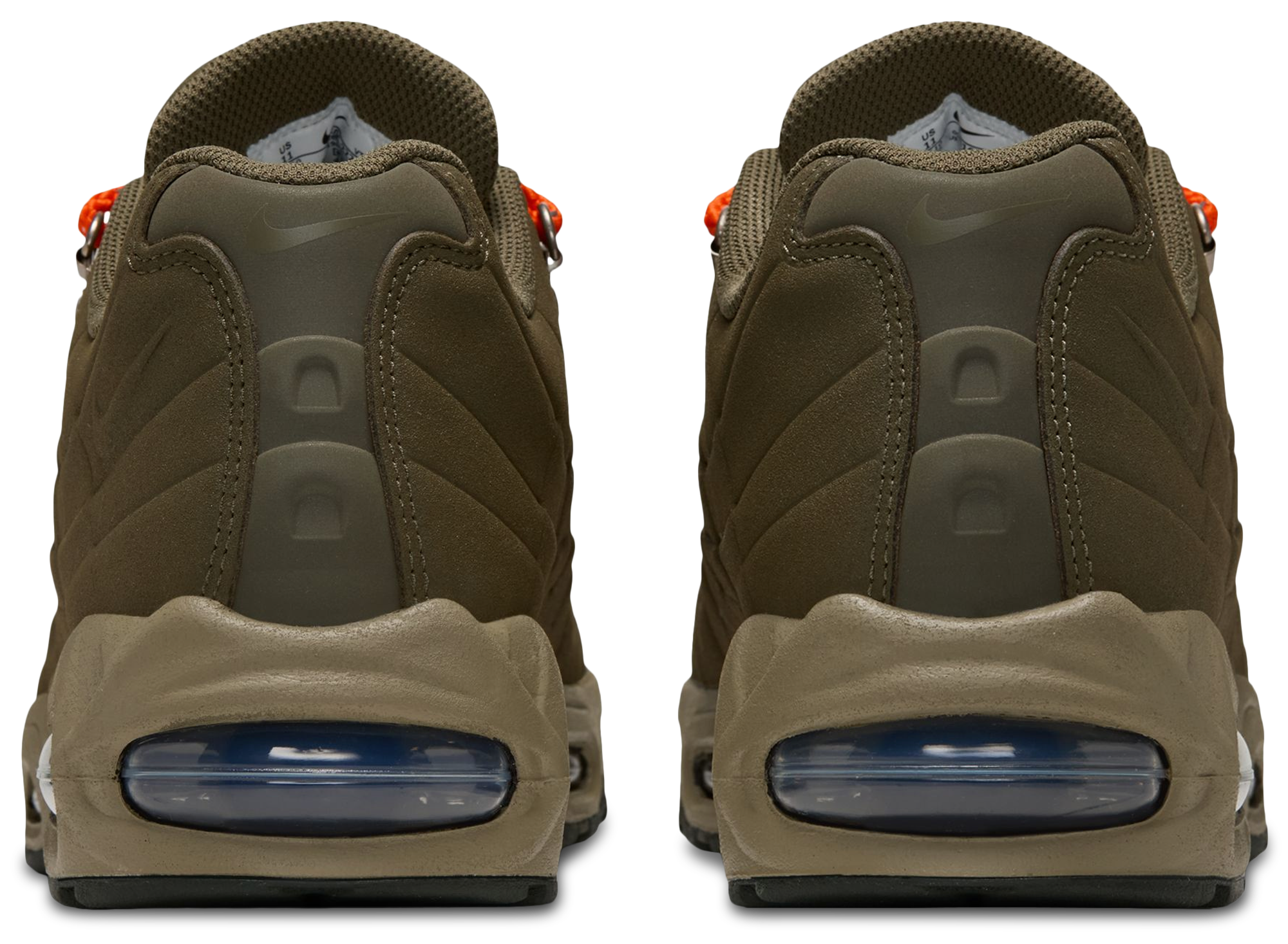 Nike Air Max 95 OG Big Bubble NA20 - Olive/Black/Orange - Image 3