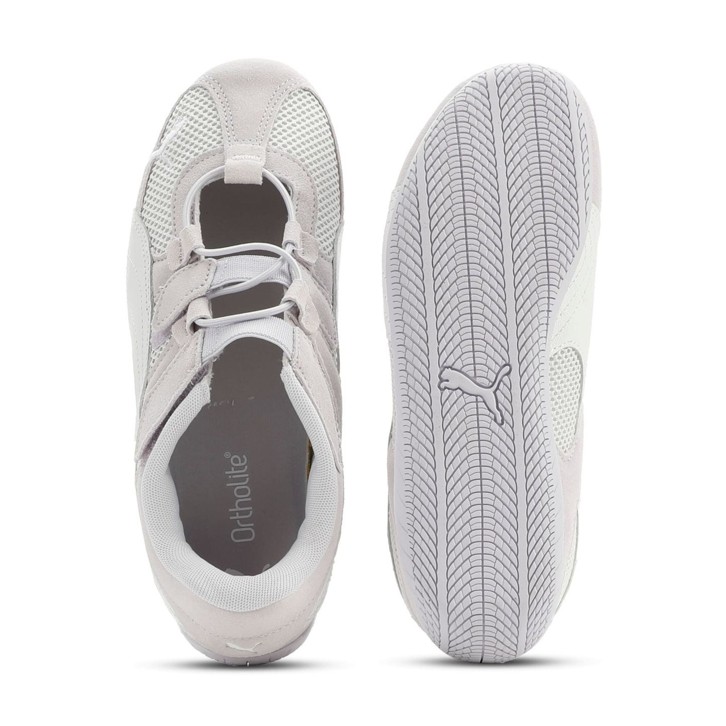 Speedcat Go Big Kids' Easy On Sneakers - Spring Lavender-PUMA White-Feather Gray - 4