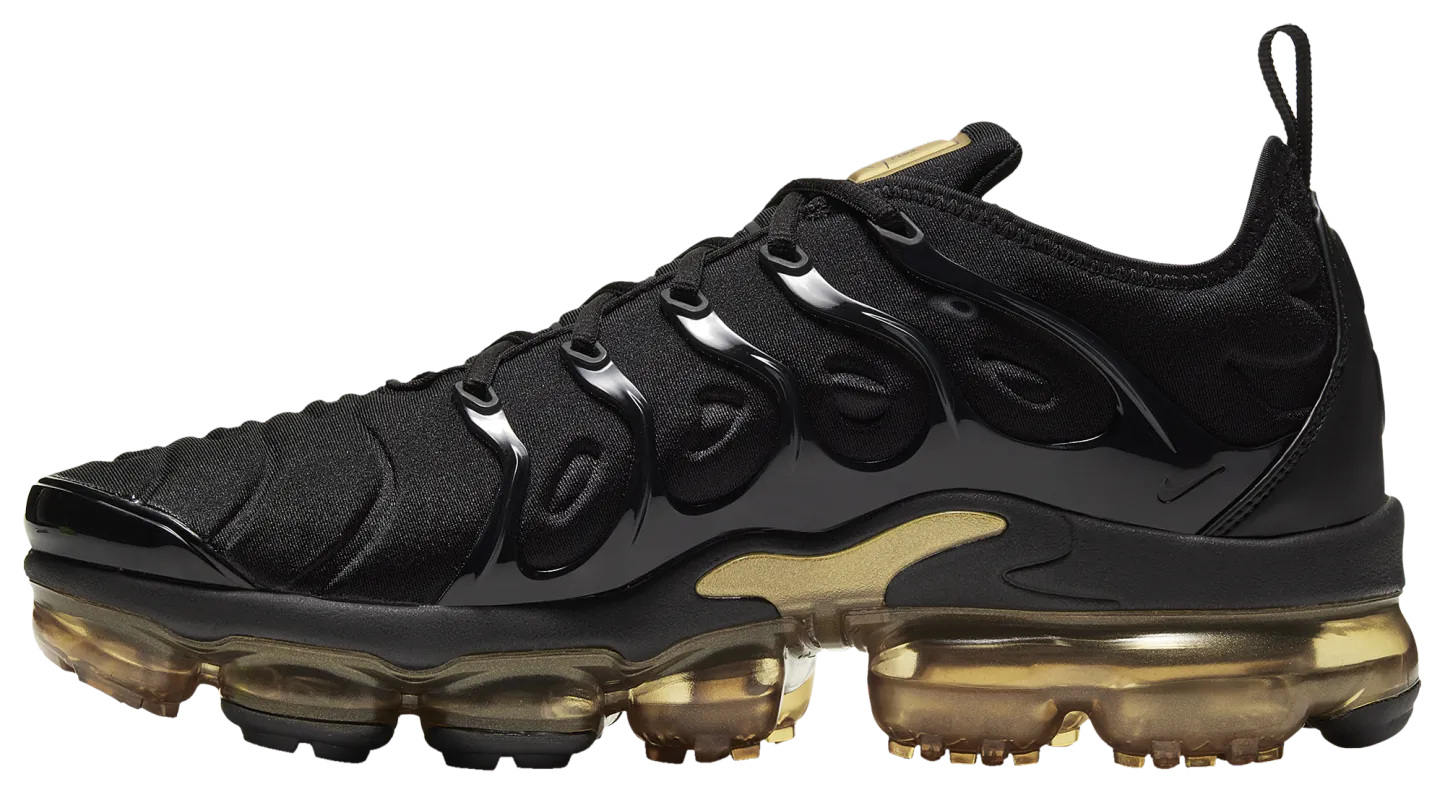 Nike Air Vapormax Plus - Black/Metallic Gold - Image 2