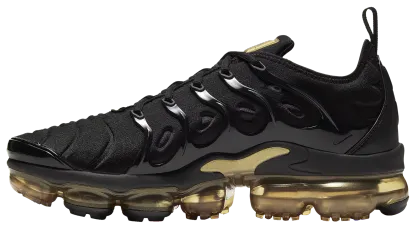 Nike Air Vapormax Plus - Black/Metallic Gold - Image 2