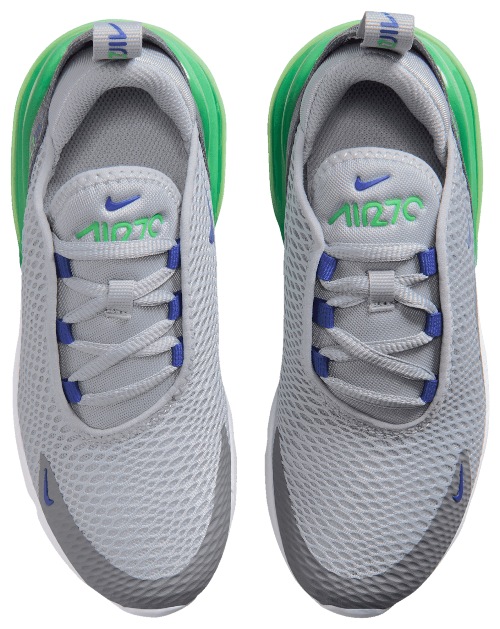 Nike Air Max 270 童款 - Wolf Grey/Racer Blue/Smoke Grey - Image 4